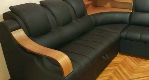 Перетяжка кожаного дивана. Бирюсинск
